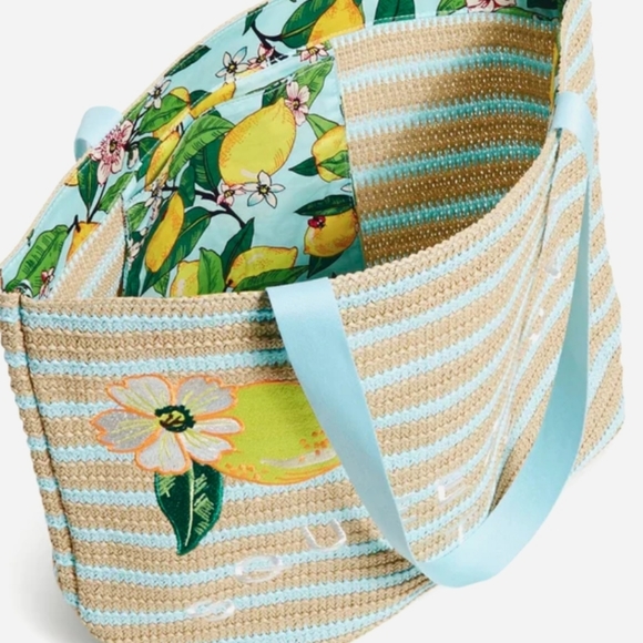Vera Bradley Lemon Grove Tote-NWT - Picture 3 of 3